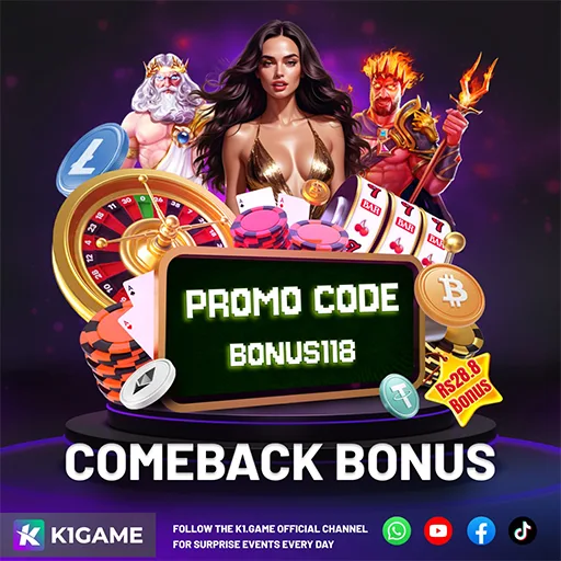 K1 Game Promo Code Today - Redeem Your Free Bonus with "BONUS118" Today