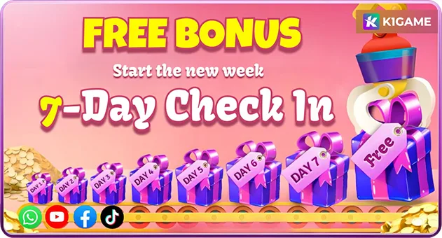 K1.Game 7-Day Check-In Event - Free Bonuses Await!