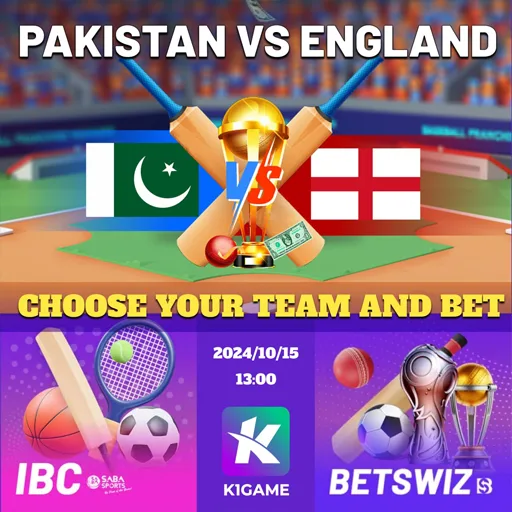 Pakistan vs England 2nd Test 2024 - Bet on K1 Game for Big Wins