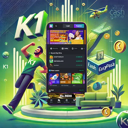 Quick and Secure Withdrawals on K1 Game via JazzCash and EasyPaisa