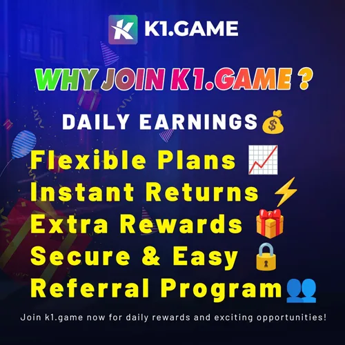 Why Join k1.game? Daily Earnings, Bonuses, and Secure Platform