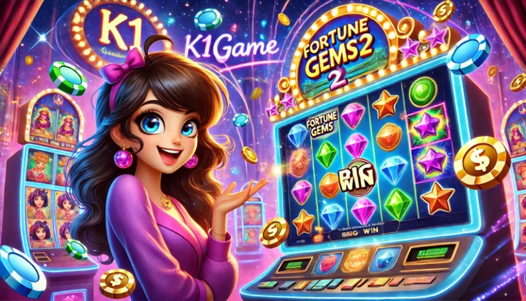 Fortune Gems 2 slot gameplay on K1 Game platform