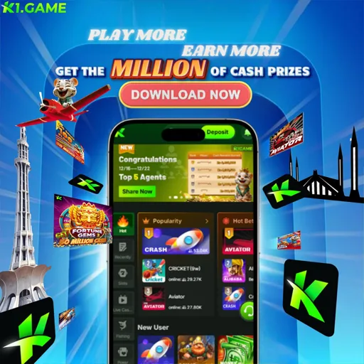 Play thrilling slots and win big with K1 Game