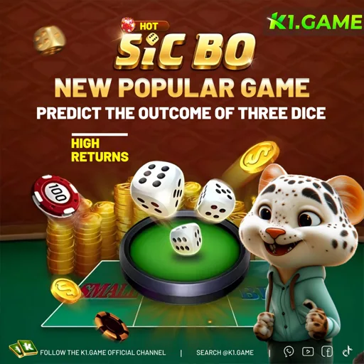 SicBo dice game at K1 Game